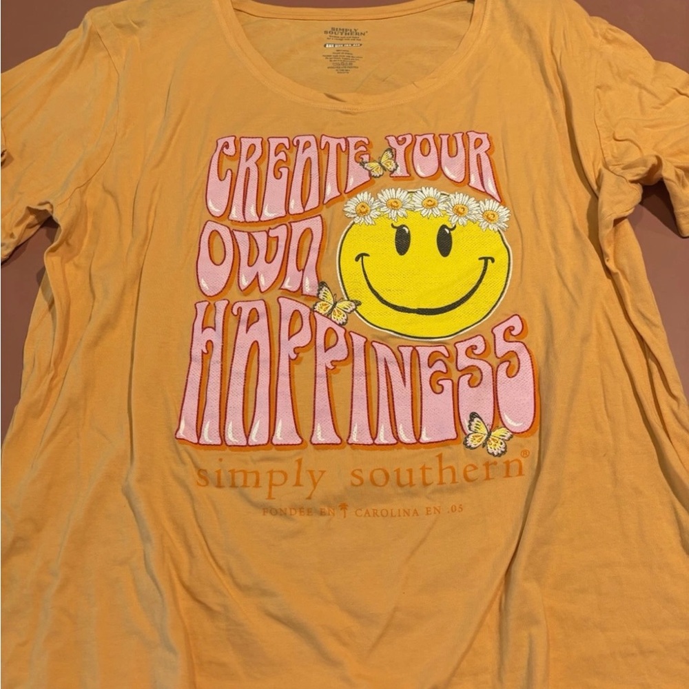 Simply Southern Orange Graphic Tee